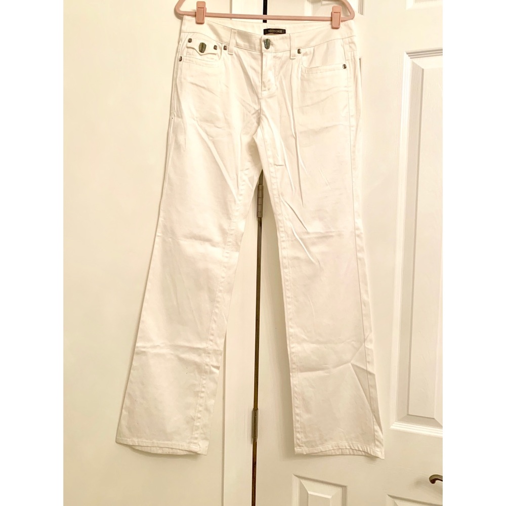 Roberto Cavalli White Denim Pants